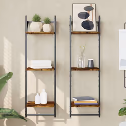 Massimizzate i vostri interni e trasformate la vostra parete con stile grazie a queste mensole a muro! Materiale robusto: Il  ...