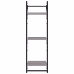 VidaXL 836261 scaffale Legno, Metallo Grigio - Vista aggiuntiva 5