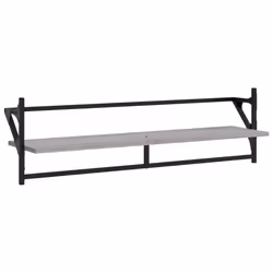 VidaXL 836271 scaffale Legno, Metallo Grigio - Vista aggiuntiva 5