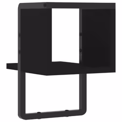 VidaXL 836273 scaffale Legno, Metallo Nero - Vista aggiuntiva 4