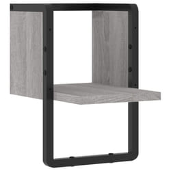 VidaXL 836276 scaffale Legno, Metallo Grigio