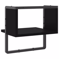 VidaXL 836278 scaffale Legno, Metallo Nero - Vista aggiuntiva 6