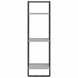 VidaXL 836306 scaffale Legno, Metallo Grigio - Vista aggiuntiva 4