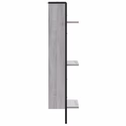 VidaXL 836306 scaffale Legno, Metallo Grigio - Vista aggiuntiva 5