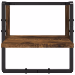 VidaXL 836310 scaffale Legno, Metallo Quercia, Marrone - Vista aggiuntiva 5