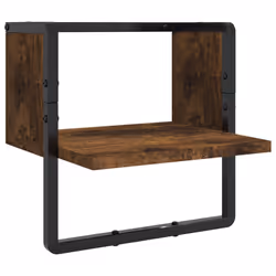 VidaXL 836310 scaffale Legno, Metallo Quercia, Marrone - Vista aggiuntiva 6