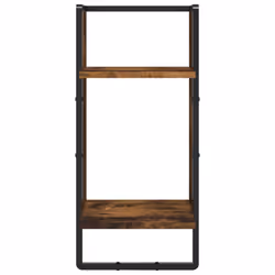 VidaXL 836310 scaffale Legno, Metallo Quercia, Marrone - Vista aggiuntiva 7