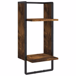 VidaXL 836310 scaffale Legno, Metallo Quercia, Marrone - Vista aggiuntiva 8