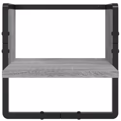 VidaXL 836311 scaffale Legno, Metallo Grigio - Vista aggiuntiva 5