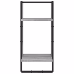 VidaXL 836311 scaffale Legno, Metallo Grigio - Vista aggiuntiva 7