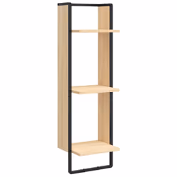 VidaXL 836314 scaffale Legno, Metallo Legno - Vista aggiuntiva 8