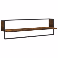 VidaXL 836315 scaffale Legno, Metallo Quercia, Marrone - Vista aggiuntiva 6