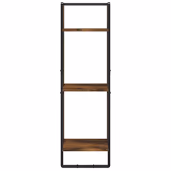 VidaXL 836315 scaffale Legno, Metallo Quercia, Marrone - Vista aggiuntiva 7