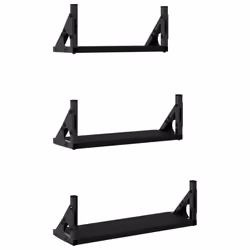 VidaXL 836318 scaffale Legno, Metallo Nero - Vista aggiuntiva 6