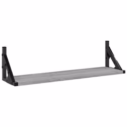VidaXL 836326 scaffale Metallo, Legno Grigio, Quercia - Vista aggiuntiva 4