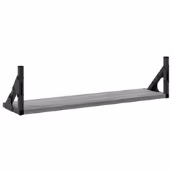 VidaXL 836326 scaffale Metallo, Legno Grigio, Quercia - Vista aggiuntiva 7