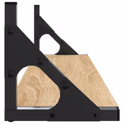 VidaXL 836334 scaffale Legno, Metallo Legno - Vista aggiuntiva 6