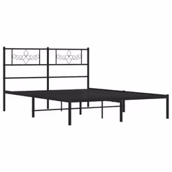 Giroletto con Testiera in Metallo Nero 140x190 cmcod mxl 129791 - Vista aggiuntiva 3