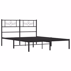 Giroletto con Testiera in Metallo Nero 150x200 cmcod mxl 105819 - Vista aggiuntiva 3