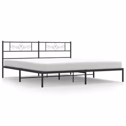Giroletto con Testiera in Metallo Nero 193x203 cmcod mxl 129798 - Vista aggiuntiva 2