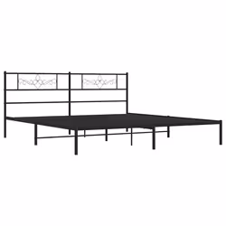 Giroletto con Testiera in Metallo Nero 193x203 cmcod mxl 129798 - Vista aggiuntiva 3