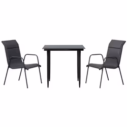 VidaXL 3200702 set mobili da esterno Antracite, Nero - Vista aggiuntiva 2