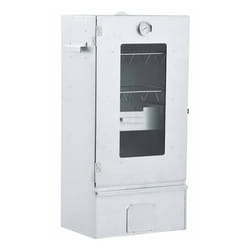 VidaXL 3200751 affumicatore Acciaio galvanizzato, Vetro Cippato