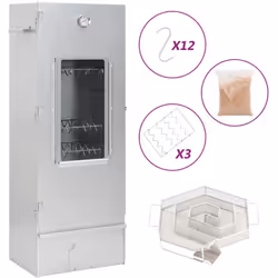 Utilizzate questo forno affumicatore multifunzionale con i trucioli di legno e generatore di fumo freddo per preparare un ban ...