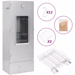 Utilizzate questo forno affumicatore multifunzionale con i trucioli di legno e generatore di fumo freddo per preparare un ban ...