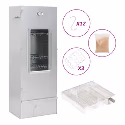 VidaXL 3200762 affumicatore Acciaio Cippato - Vista aggiuntiva 2