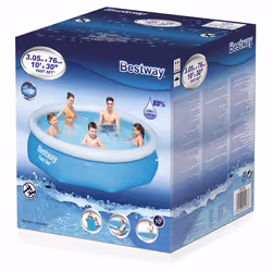 Bestway Piscina Gonfiabile Rotonda Fast Set 305x76 cm 57266cod mxl 69846 - Vista aggiuntiva 3