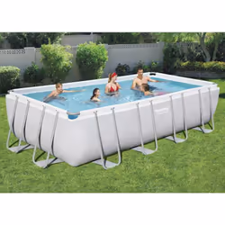 Vi divertirete moltissimo insieme alla famiglia e agli amici in questa piscina Power Steel della Bestway, che è di notevoli d ...