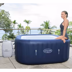 Avete sempre sognato di avere una vasca idromassaggio personale? Questa vasca idromassaggio Lay-Z-Spa Hawaii AirJet della Bes ...