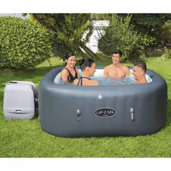 Avete sempre sognato di avere una vasca idromassaggio personale? Questa vasca idromassaggio gonfiabile Lay-Z-Spa Hawaii Hydro ...