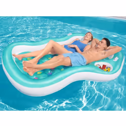 Questo lettino Double Designer della Bestway vi offre il luogo perfetto per rilassarvi e stare in acqua per ore. Il materassi ...
