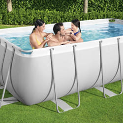 Bestway - Set Piscina Power Steel Rettangolare 404x201x100 cm