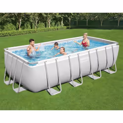 Vi divertirete moltissimo insieme alla famiglia e agli amici in questa piscina Power Steel della Bestway, che è di notevoli d ...