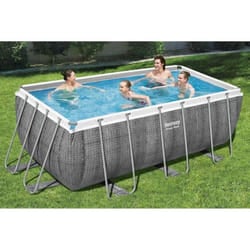 Bestway - Set Piscina Rettangolare Power Steel 412x201x122 cm