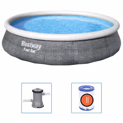 Bestway Set Piscina Gonfiabile con Pompa Fast Set 196x84 cmcod mxl 93896 - Vista aggiuntiva 2