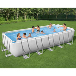 Bestway - Piscina Fuori Terra Power Steel Rettangolare 19281 l