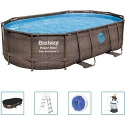 Bestway - Set Piscina Power Steel 488x305x107 cm