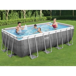 Bestway - Set Piscina Power Steel Rettangolare 488x244x122 cm