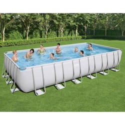 Bestway - Set Piscina Power Steel Rettangolare 732x366x132 cm
