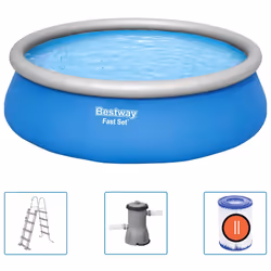Bestway Set Piscina Gonfiabile Rotonda Fast Set 457x122 cmcod mxl 69880 - Vista aggiuntiva 2
