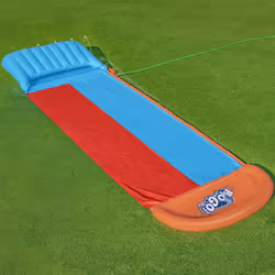 Avrete una meravigliosa soluzione per il calore estivo con questo scivolo d'acqua doppio della Tsunami Splash Ramp della Best ...