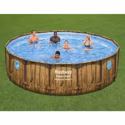 Vi divertirete un mondo insieme alla vostra famiglia e ai vostri amici in questo set piscina Power Steel della Bestway. La fo ...