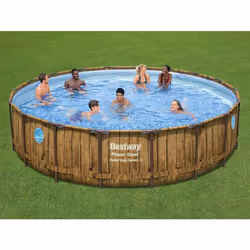 Vi divertirete un mondo insieme alla vostra famiglia e ai vostri amici in questo set piscina Power Steel della Bestway. La fo ...