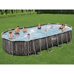 Bestway - Set Piscina Ovale 7,32x3,66x1,22 m