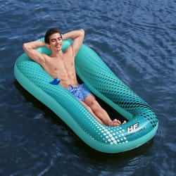 Lettino Gonfiabile Rete Hydro Force Sol Venture 188x109cm Blu Bestway
