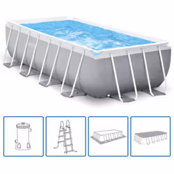 Divertitevi un mondo nel vostro giardino con la famiglia e gli amici in questa piscina Prism Frame 26792GN della Intex. La pi ...
